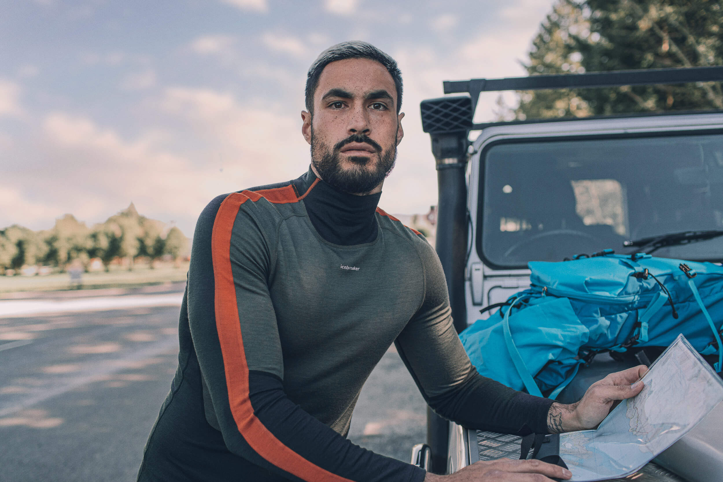 icebreaker seasonal campaign photography production in remote New Zealand locations image 1