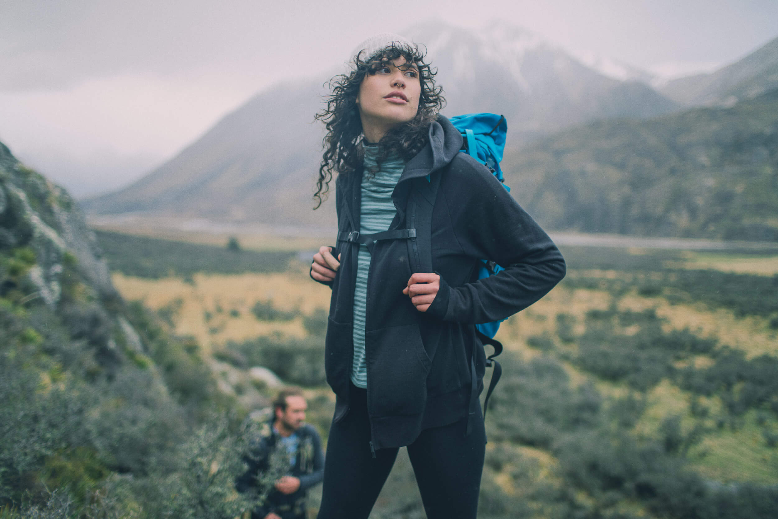 icebreaker seasonal campaign photography production in remote New Zealand locations image 4